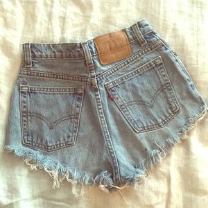 LEVIS Denim High waisted shorts